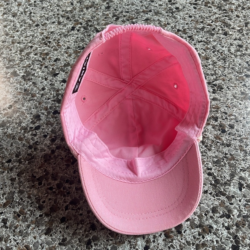 Ariat elastic back cap child’s pink with white lace‎ and logo on front . - Picture 8 of 14